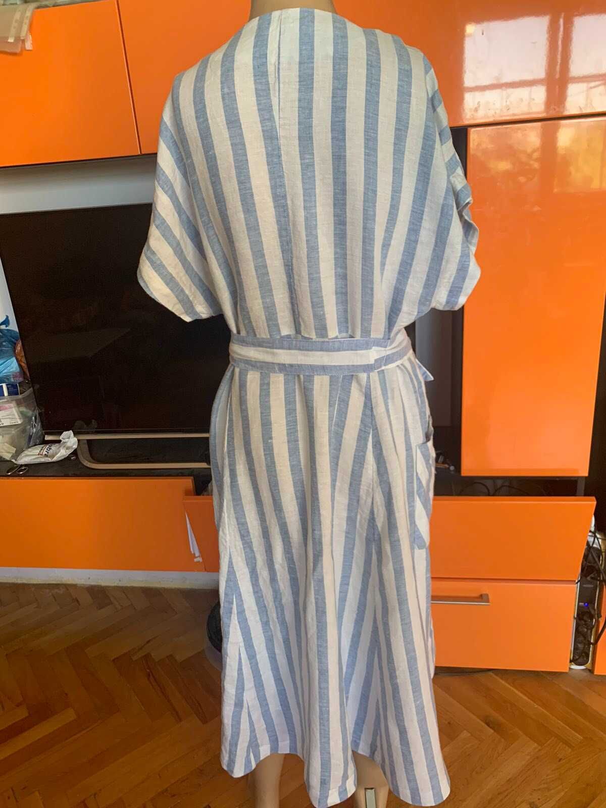 Ленена рокля Mango, размер  M/L