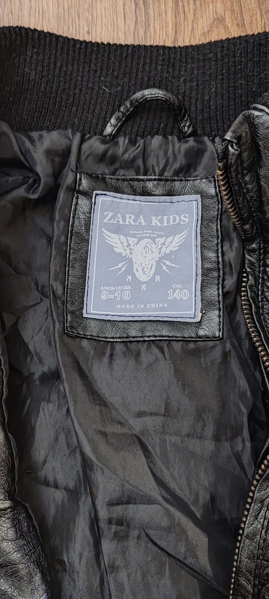 Geaca de piele Zara marime 140 pentru băieți