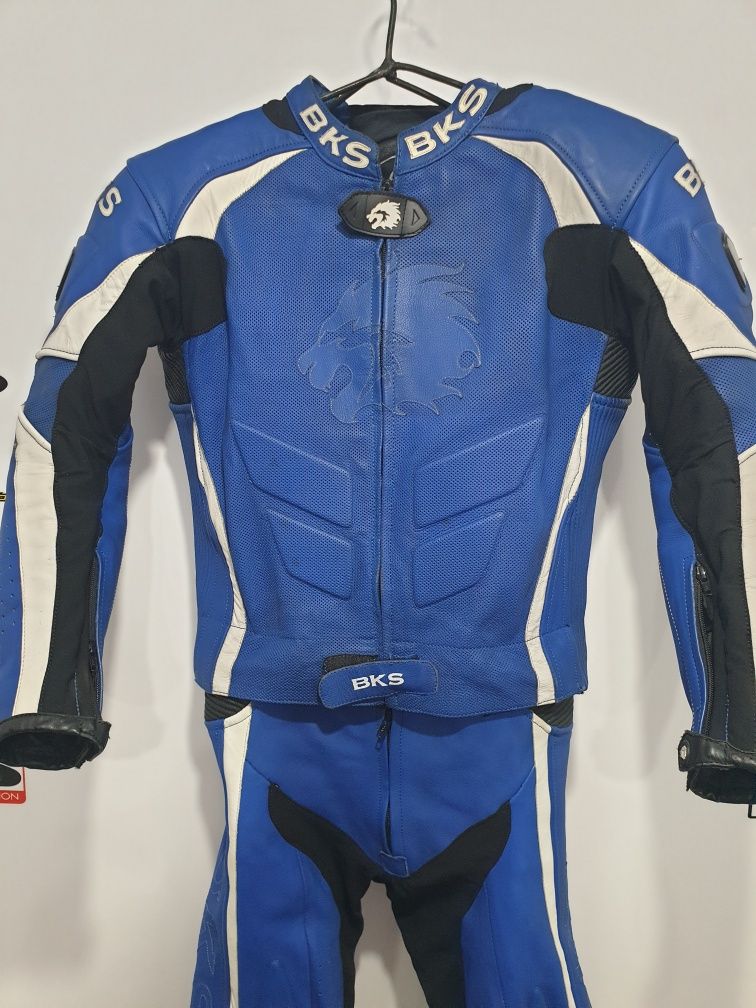 Costum combinezon moto piele BKS 50