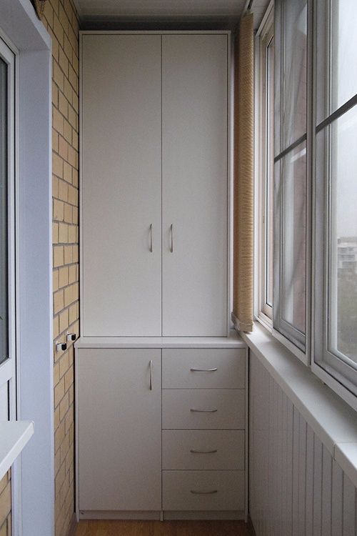 Шкафы на балкон по дизайну