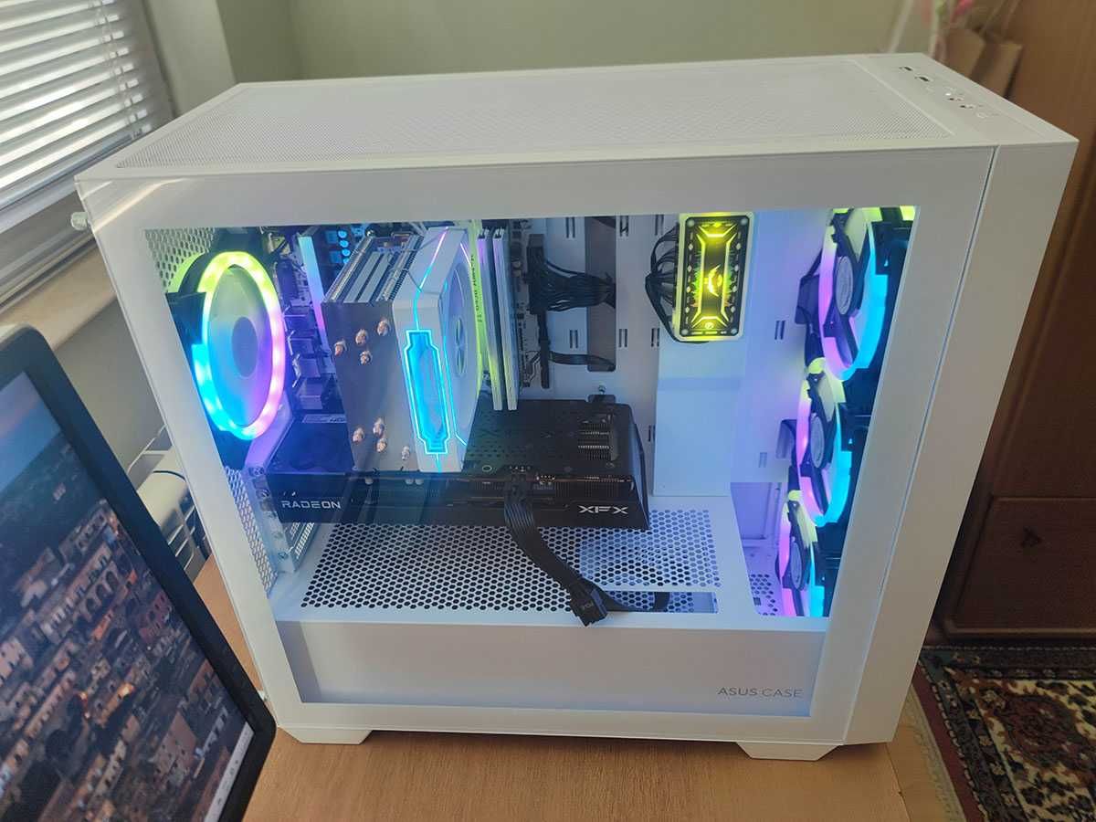 Геймърски компютър, Ryzen 5600x, Rx 6600XT, 32gb Ram, 1tb Nvme SSD