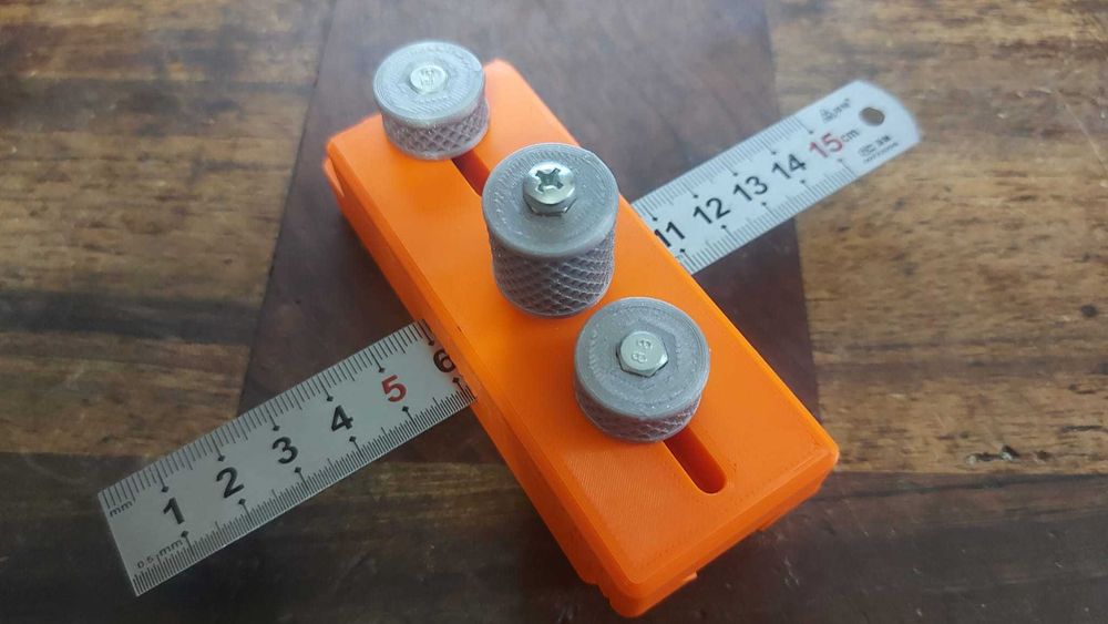 Sablon mobila reglarea distantelor pentru rigle gradate metalice v.2.0