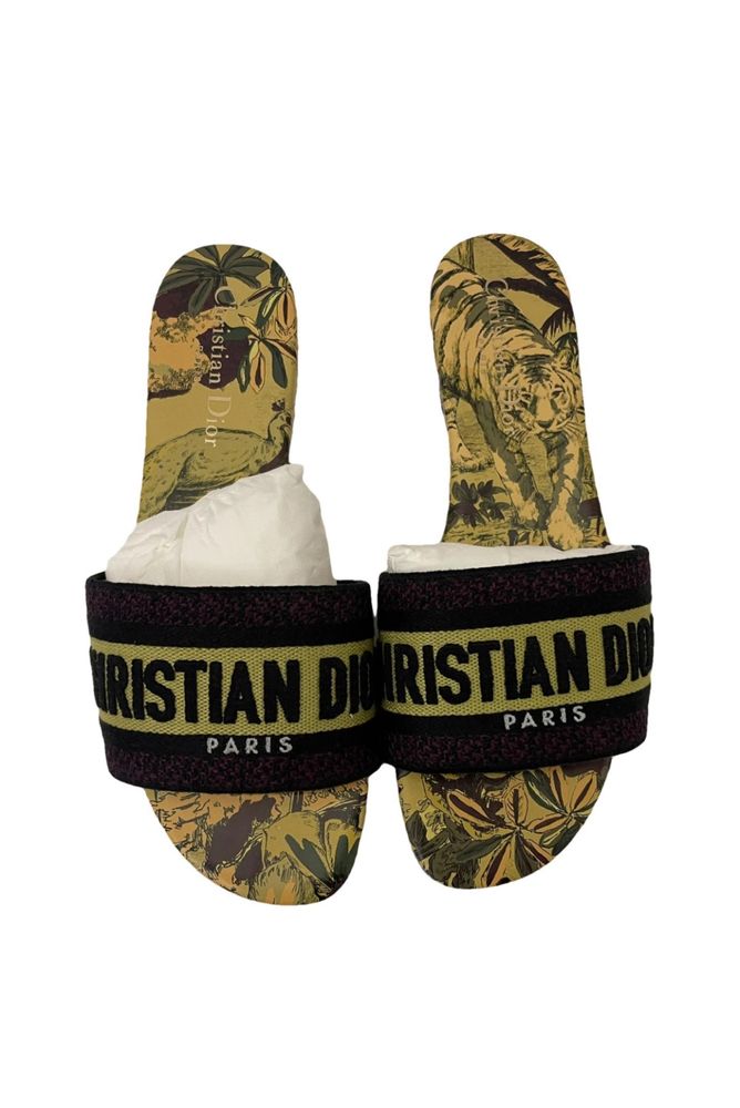 Papuci Dior Dway Cloth Flip Flops