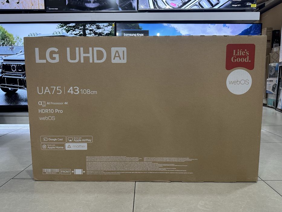 Lg 43UA75009 4K smart 2025 new