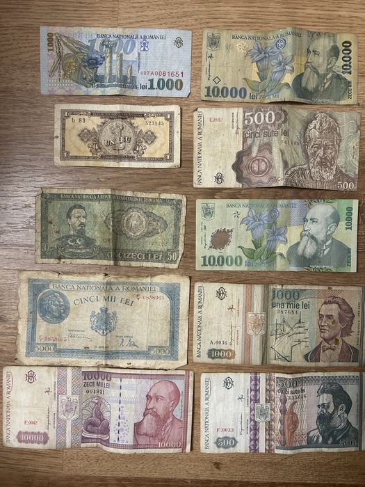 Bancnote vechi si monede vechi monezi, diferite țări