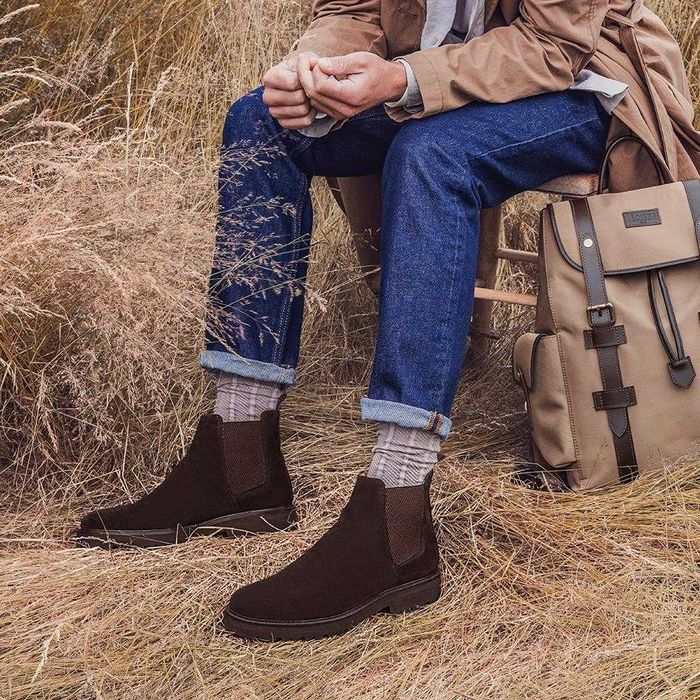 Ghete chelsea 44 plain toe Bullboxer NOI piele naturala moale