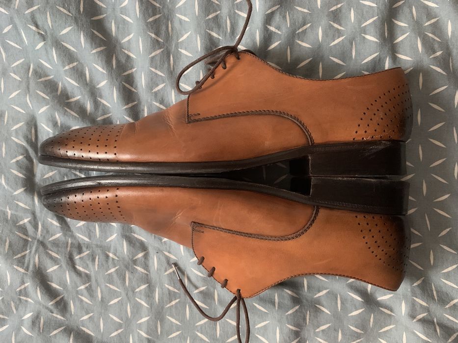 Pantofi Lottusse piele coniac 44