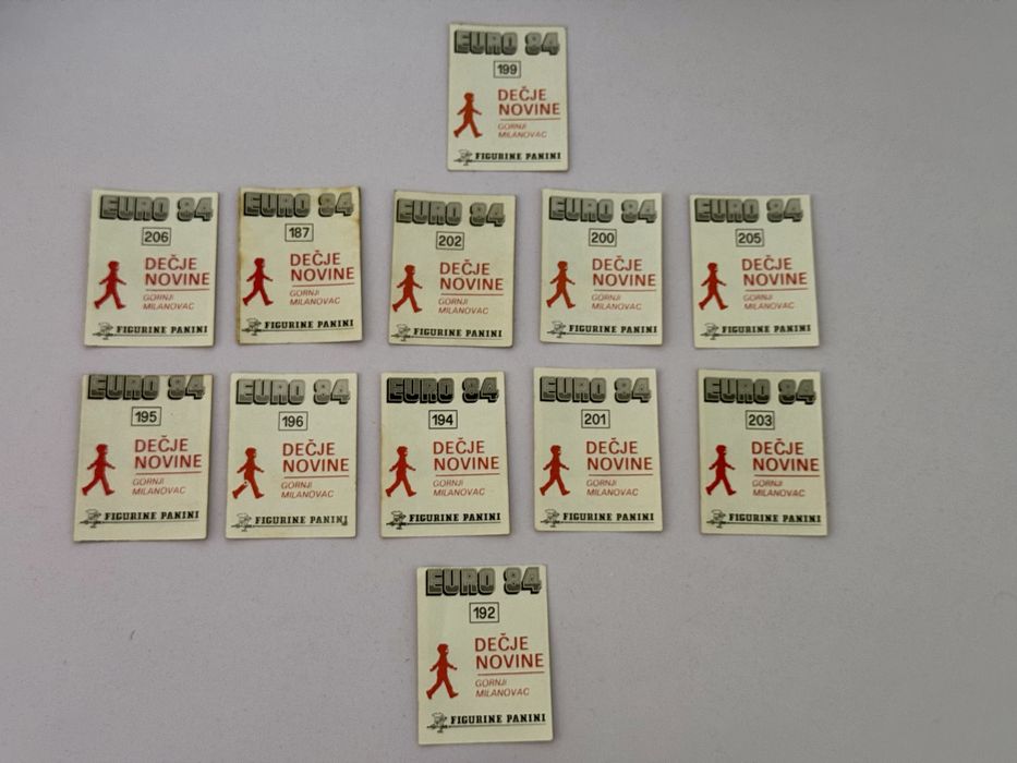 Stickere / abțibilduri România Euro 84