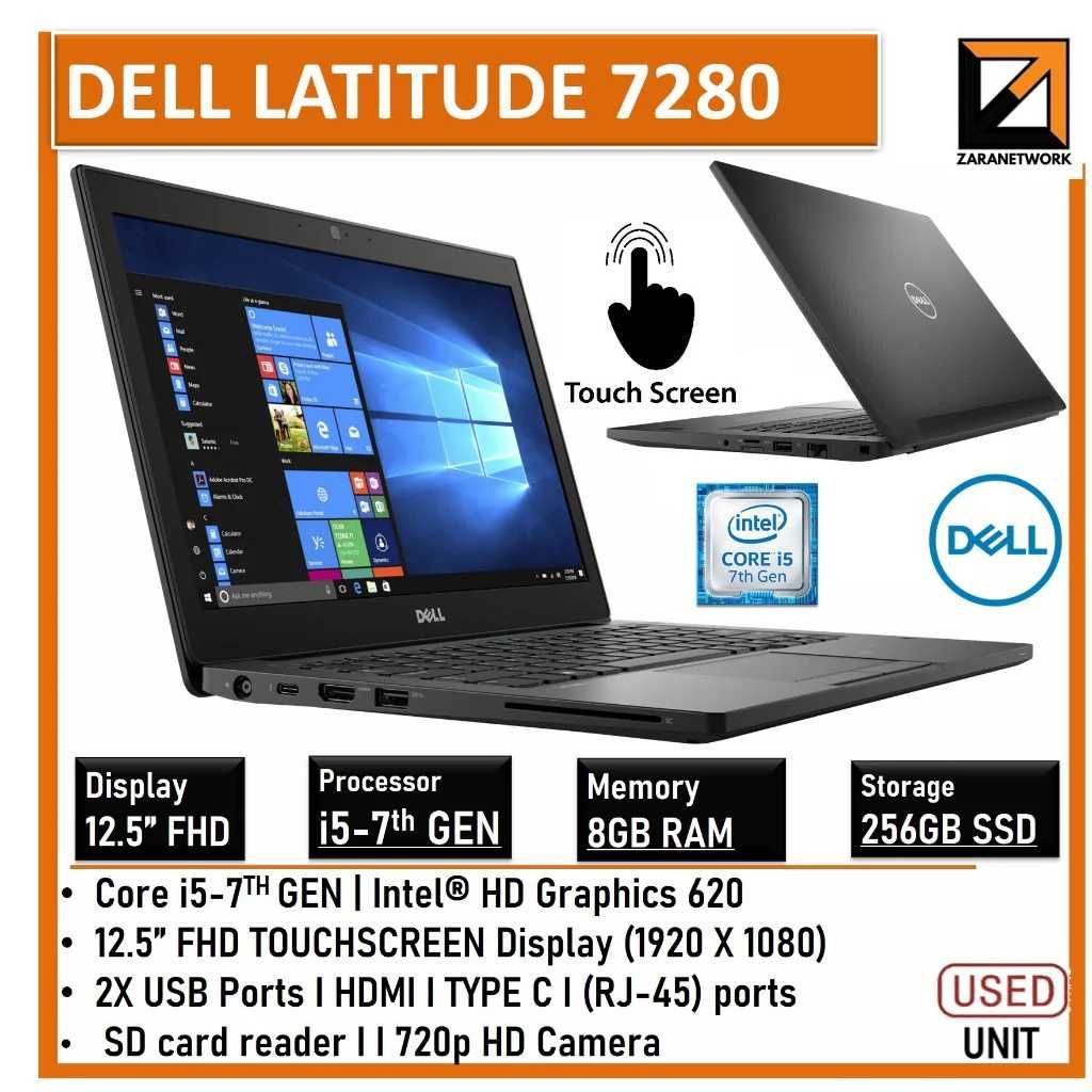 Dell Latitude E7280 13"IPS Core i5-7200U 8GB DDR4 NvMe SSD 2г.Гаранция