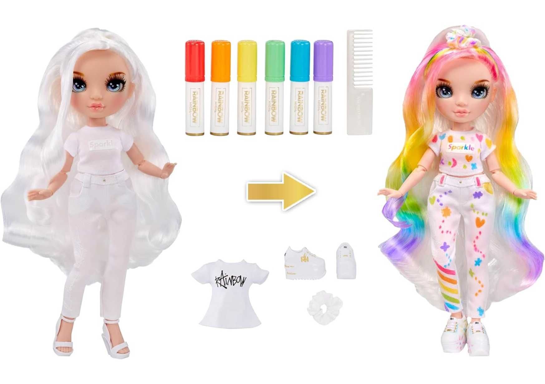 [из США] Rainbow High Fashion Doll: с моющимися радужными маркерами!