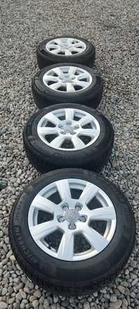 Jante Audi A4, R16,+Anvelope Michelin Alpin 6 (iarnă) impecabile