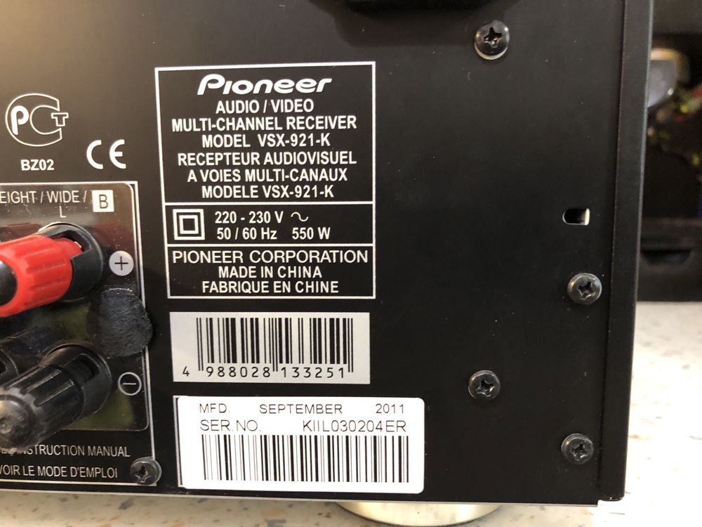 Pioneer VSX-921 resiver