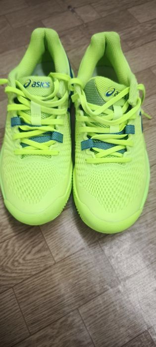 Asics Gel-Resolution 9 - hazard green/reborn blue