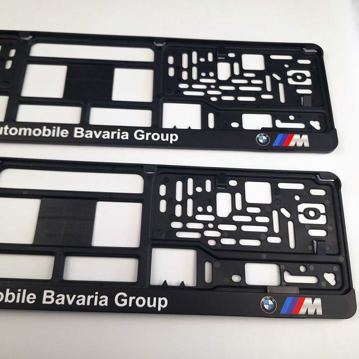 Suporti numar inmatriculare personalizati BMW Automobile Bavaria Group