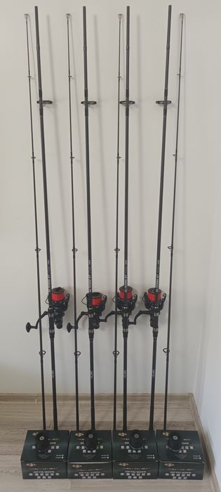 SET 4 Lansete ULTEGRA XT CARP 3.6m,2 bucati + 4 Mulinete AVIATOR DP70