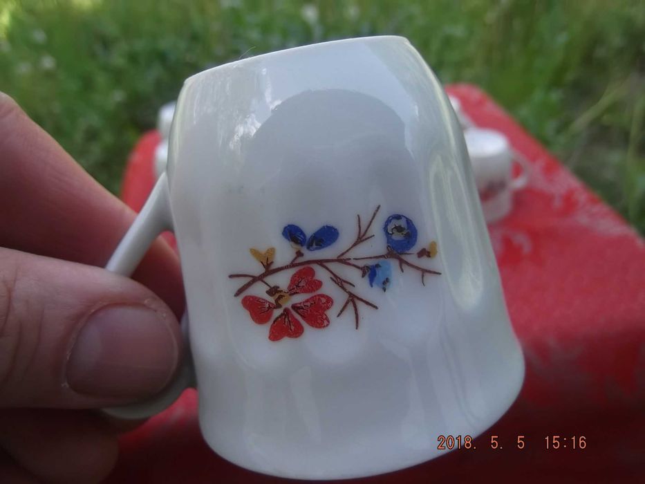 Set ceșcuțe și farfurioare