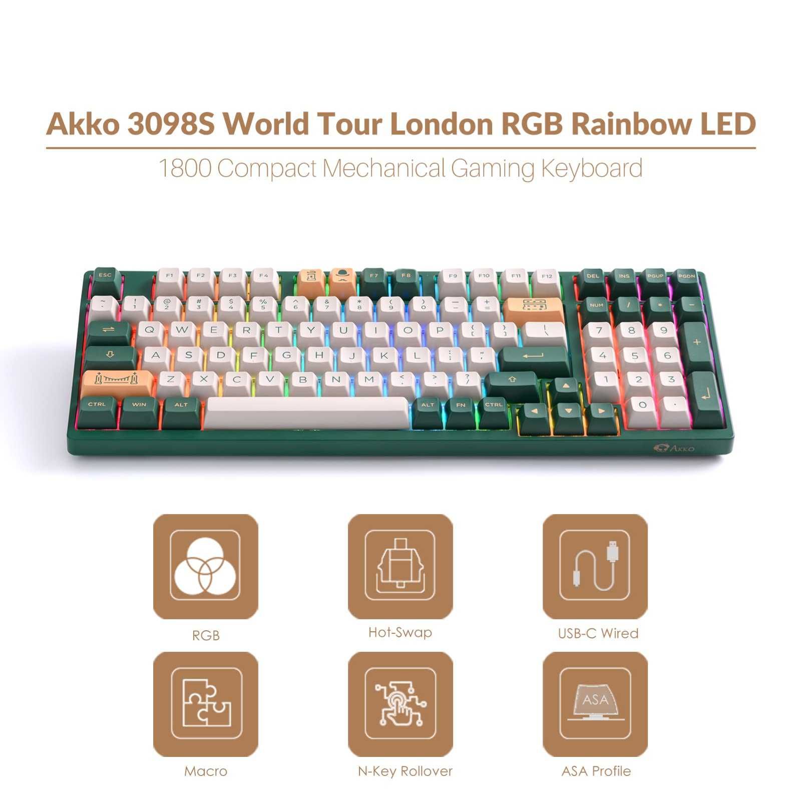 Механическая клавиатура Akko 3098 S London