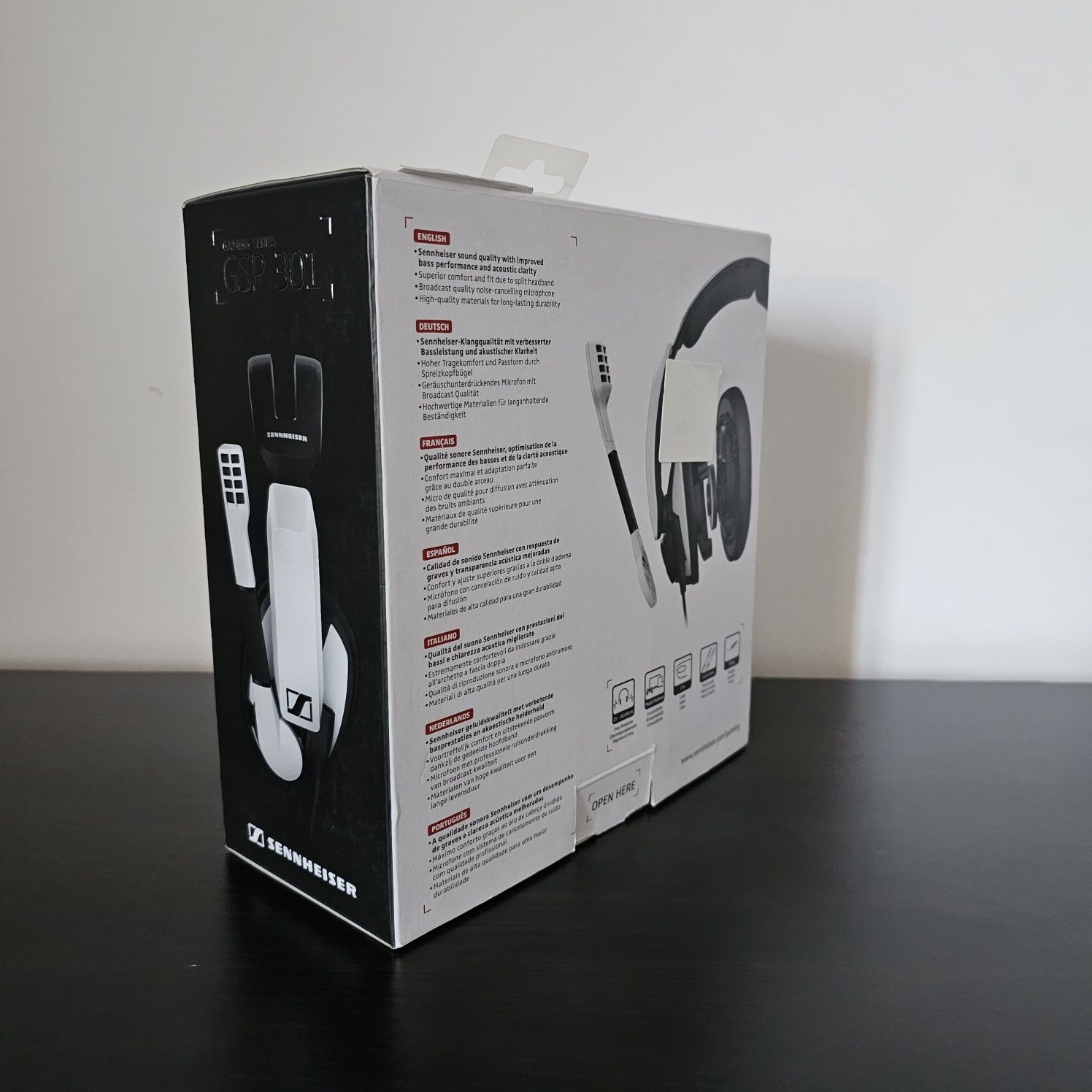 Продам новые наушники sennheiser GSP 301