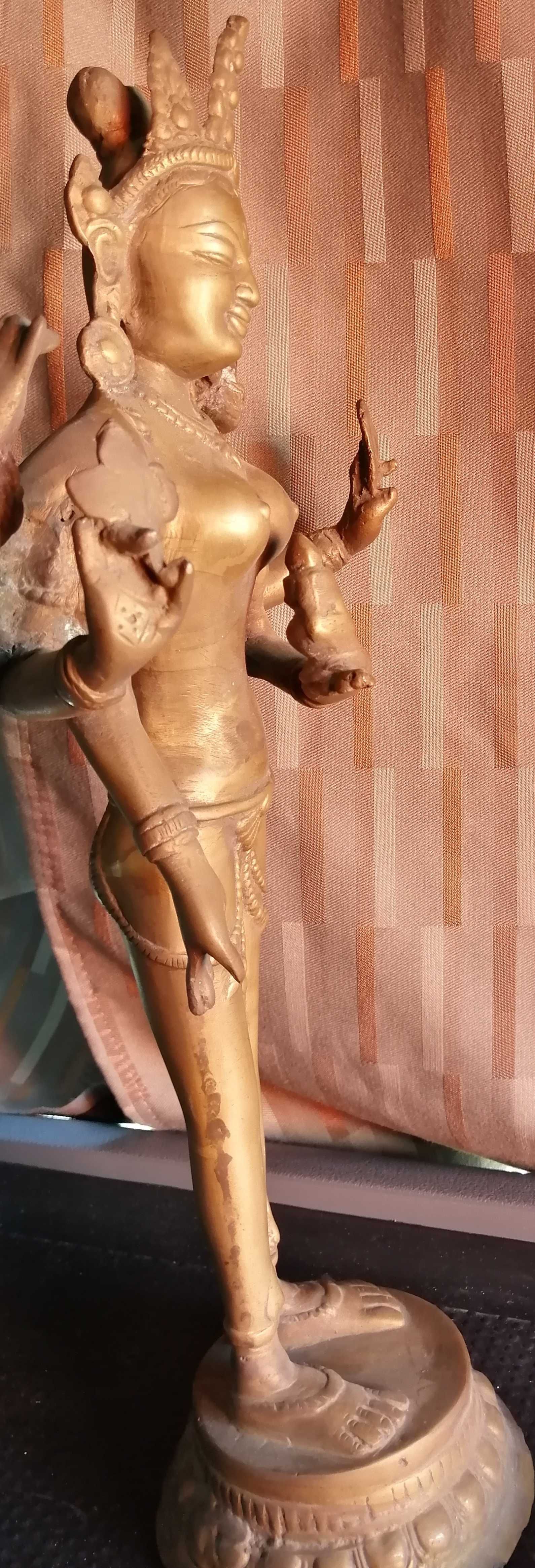 Statuie din bronz, zeița Tara, ideala pentru decor