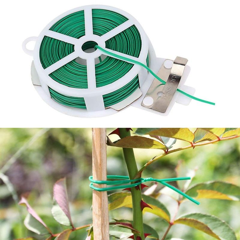 Cablu de legare cu sârmă acoperită cu plastic pt grădinărit Parkside