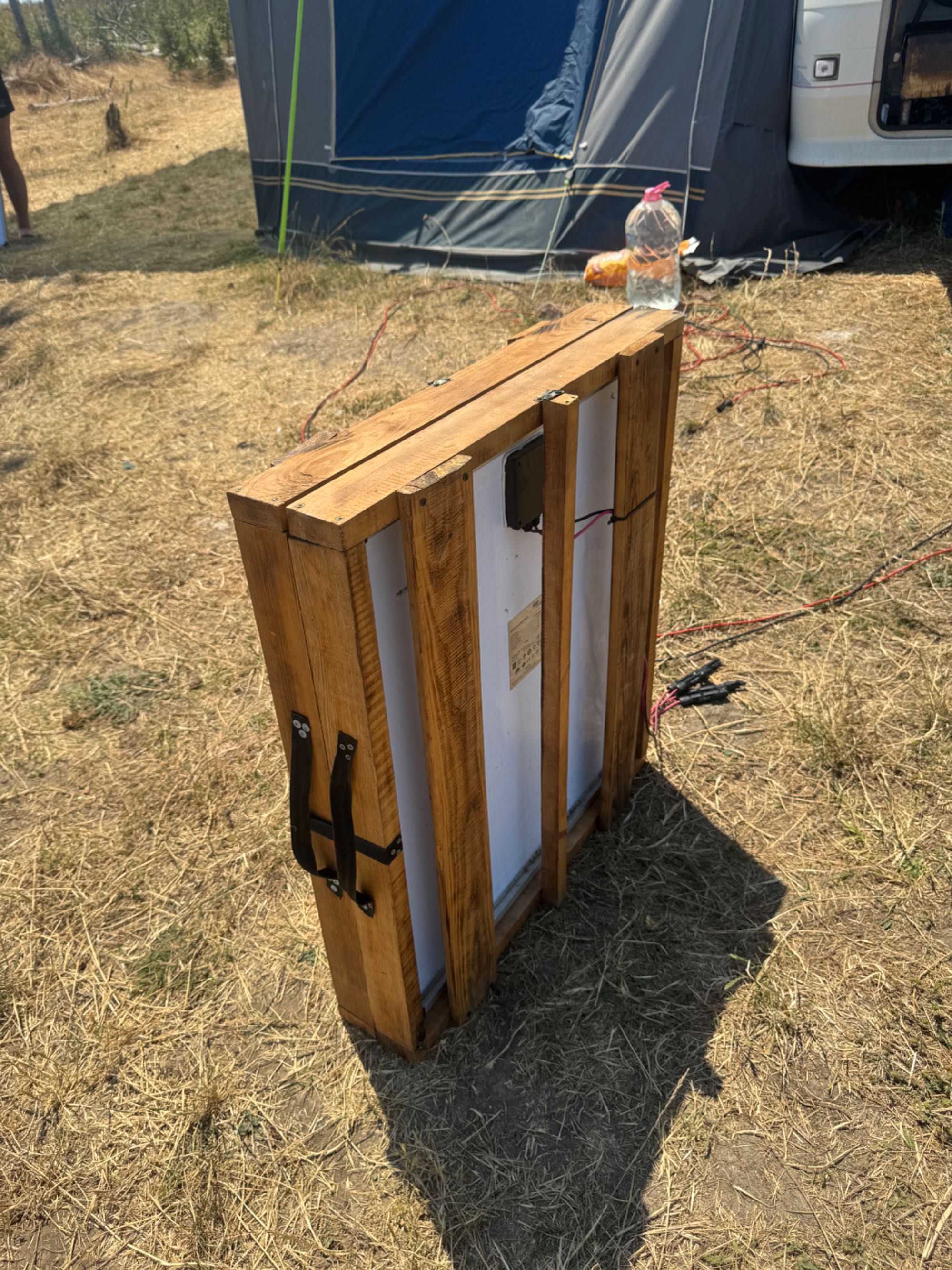 Преносим соларен куфар 160W + панел 80W + нов контролер