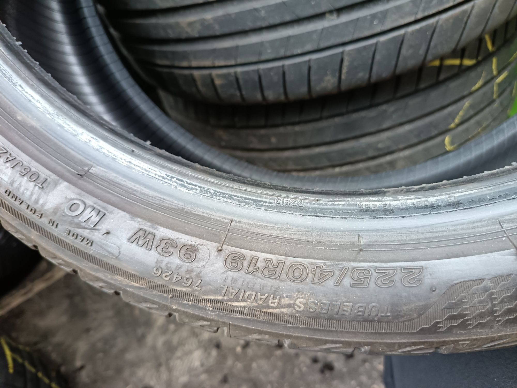 Anvelope vara 225 40 19 bridgestone 2022 6.7mm