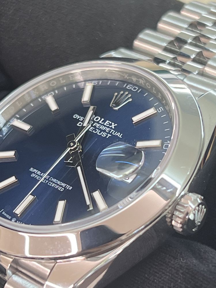 Rolex 126300 Blue Dial Чисто нов