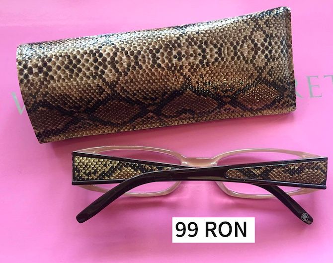 Rame ochelari de vedere import SUA sarpe maro gri alb stil RAY BAN