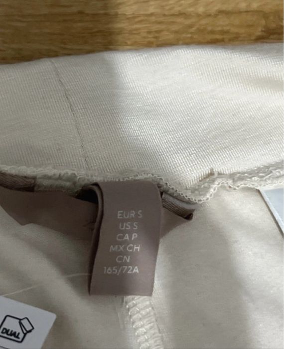 Pantaloni evazati, bej, H&M