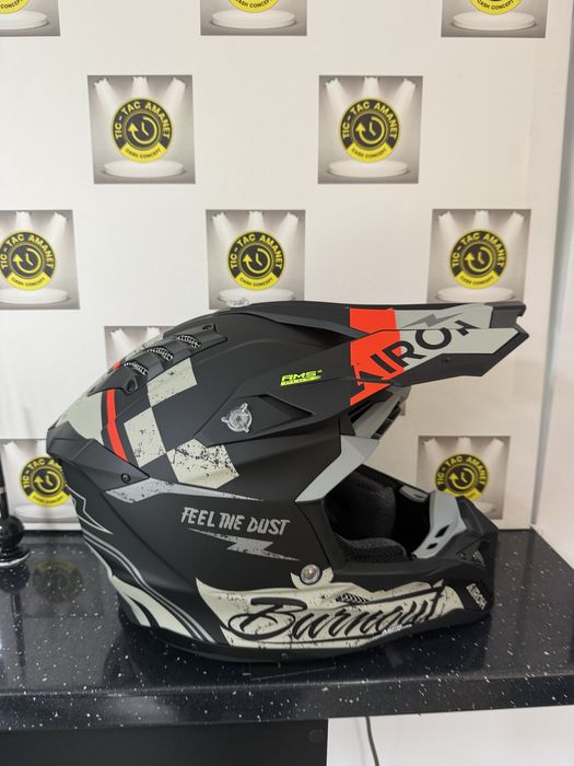 Casca moto Airoh aviator 3 Burnout *Tic Tac Amanet*