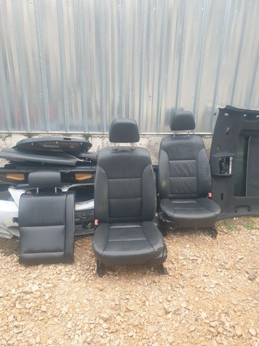 Черен салон и панорама за бмв е61