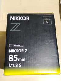 Obiectiv Nikon Z 85mm f/1.8 S NIKKOR Nou