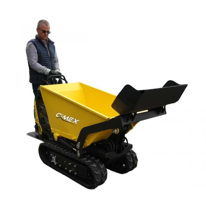 ПРОМО 32% Самонатоварващ се верижен мини дъмпер 500 кг. CIMEX WB500SL
