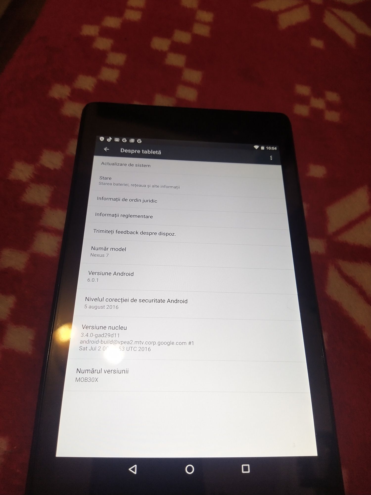 Tableta Nexus 7 , 12gb , 2 GB ram