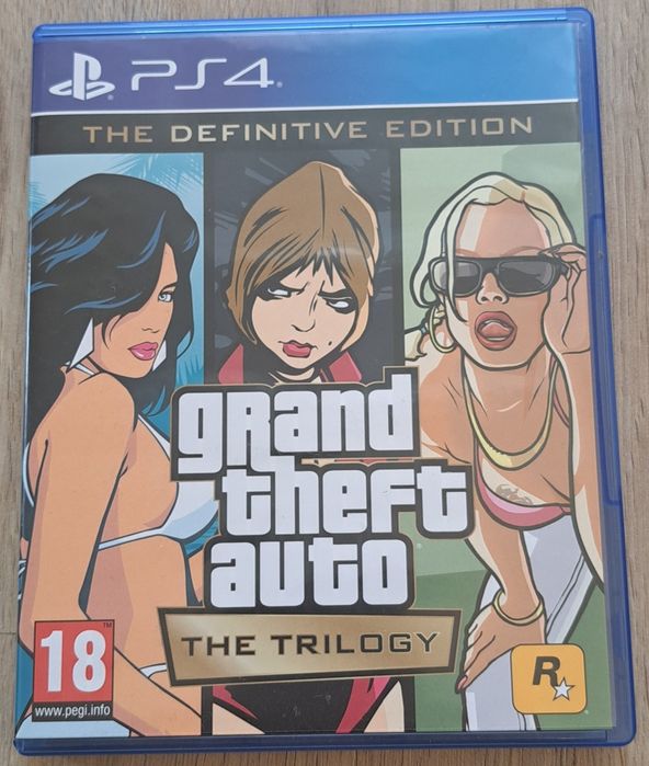 Игра за PS4 - GTA The Trilogy - Grand Theft Auto III, Vice City, San A