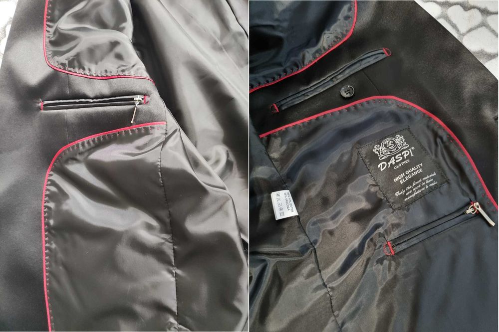 Costum elegant barbati, Purtat o singura data, Marime 52 Daspi