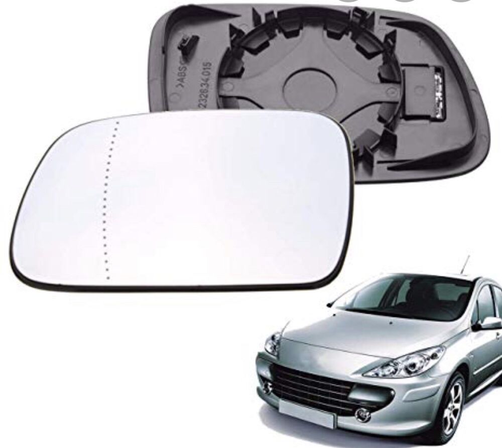 Стъкло за огледало Peugeot 407 тонирано асферично ляво/дясно