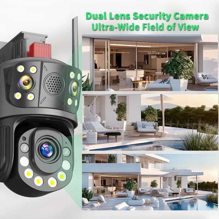 Camera de Supraveghere 4G ,PTZ, Y95, Trei Lentile 3MP/3MP+50X Zoom