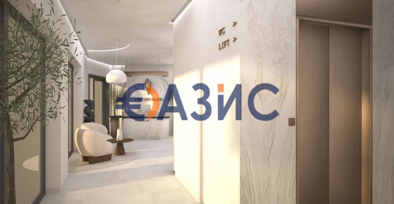 Апартамент с 1 спалня в J'adore Blanc, от 55,30 кв.м., Слънчев бряг,