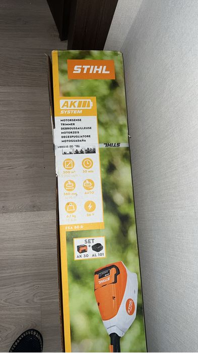 Motocoase pe acumulator Stihl FSA 70 si FSA 30-Complete