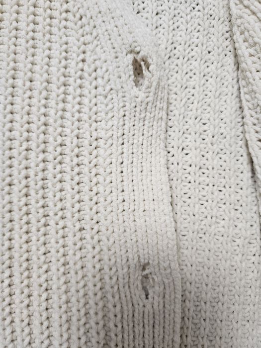 Pulover cu nasturi crem H&M mărime 116