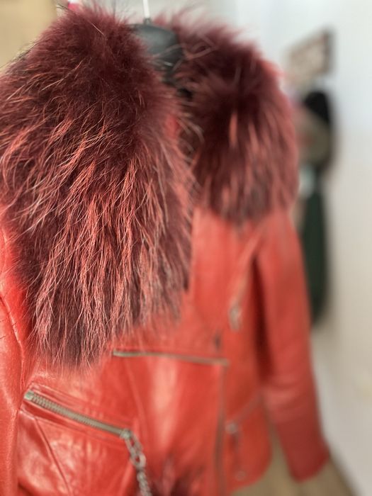 Яке естествина кожа и истиствин косъм лисица С размер