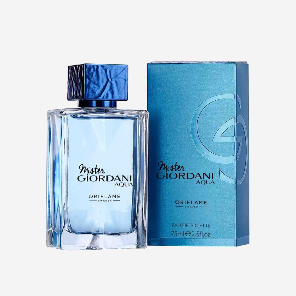 Парфюмерная вода для мужчин , Mister Giordani Aqua,Oriflame, 75 ml