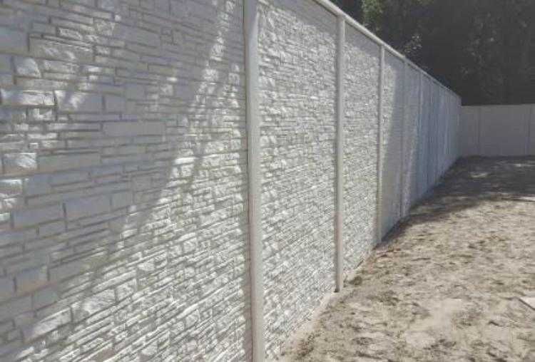 gard beton durabil diverse modele si nuante