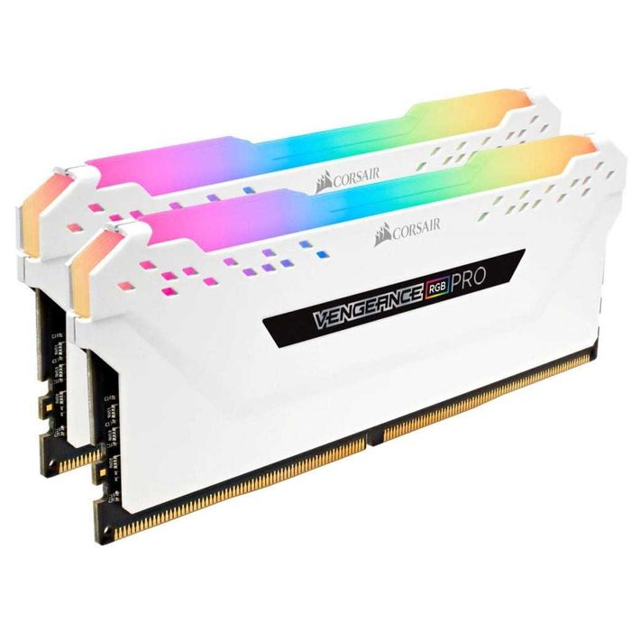 ОЗУ CORSAIR DDR4 32Gb (2x16Gb) Vengeance RGB PRO, White edition