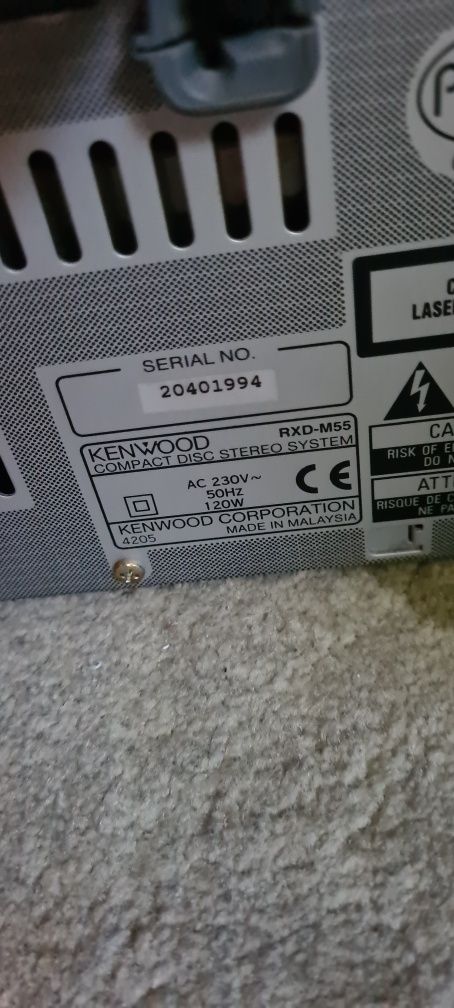 Kenwood RXD M55,sistem audio 2x50w,superb