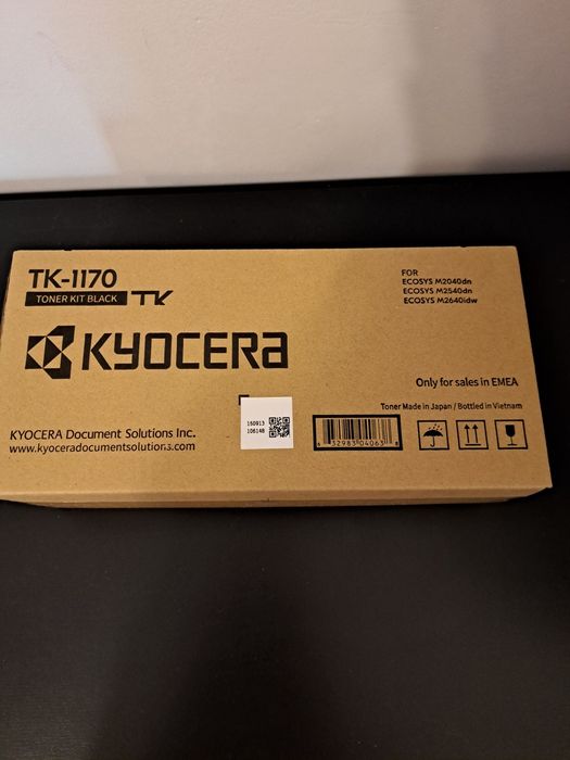 Cartus / Toner Kyocera TK-1170 Black, Original, 7.200 pagini -sigilat