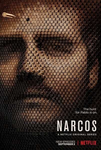 PABLO ESCOBAR от филма NARCOS ® Висококачествен плакат в рамка A4