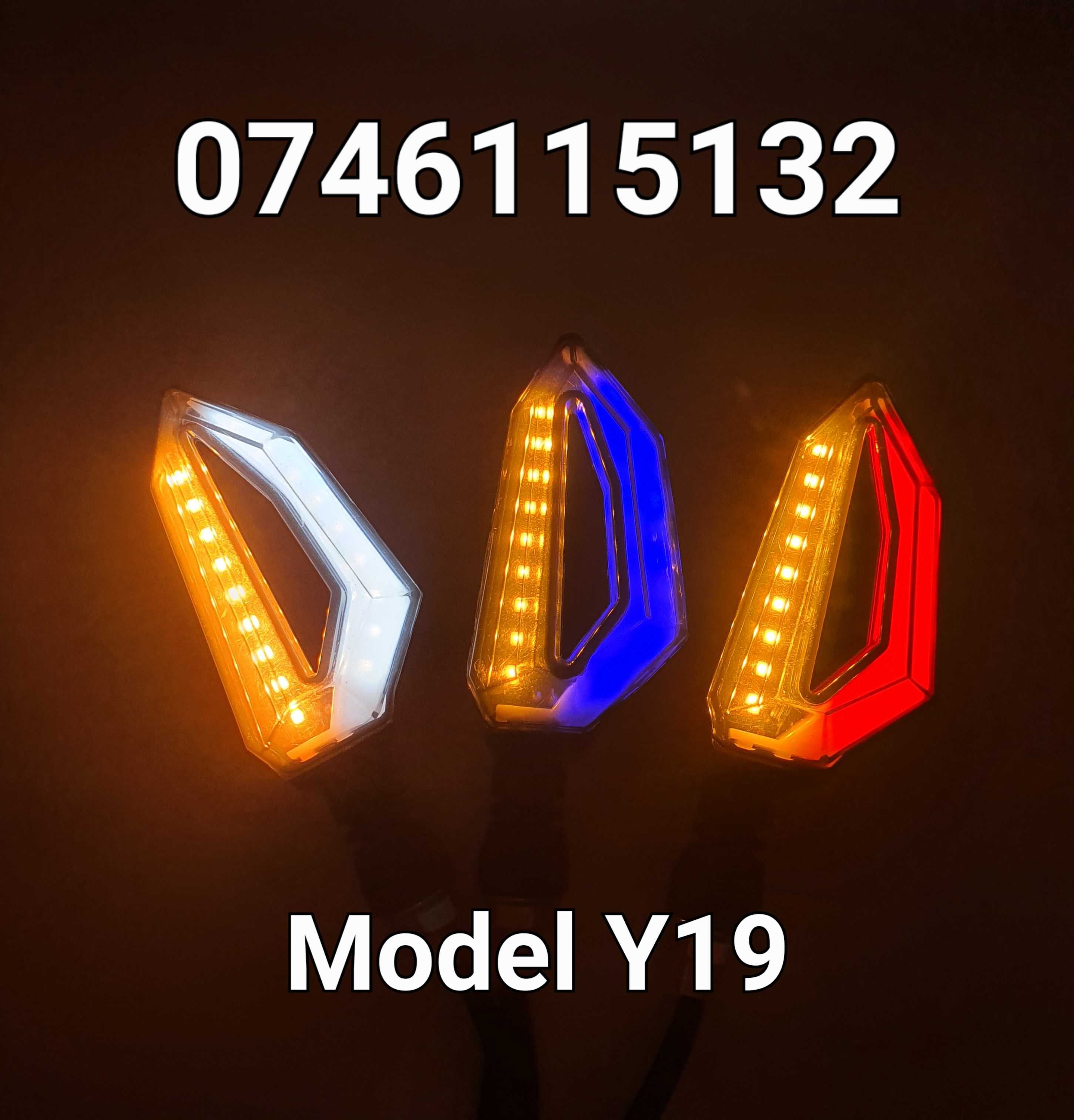 Semnalizare-Semnalizari LED-Atv Moto Motocicleta-Cu Pozitie/Frana-Y19