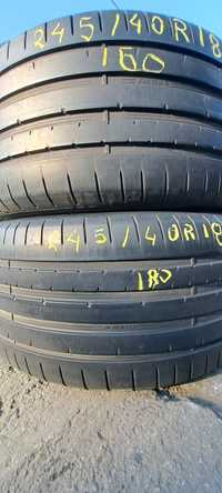 2 anvelope vara 245/40r18 Dunlop Montaj Gratuit